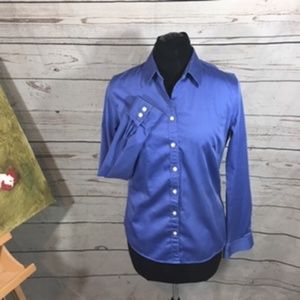 Banana Republic blue button-down shirt